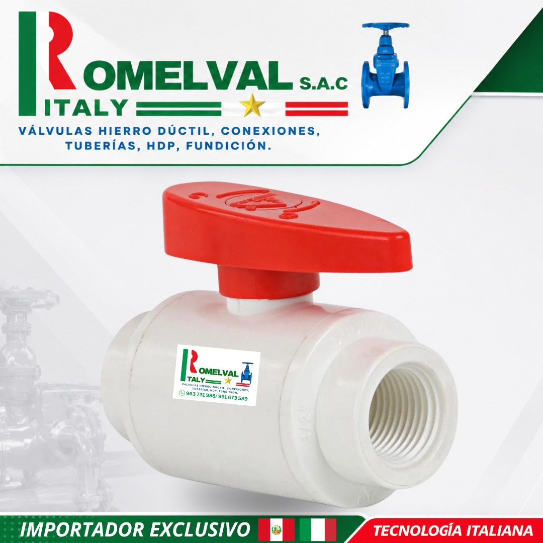 Valvula bola pvc Sanking